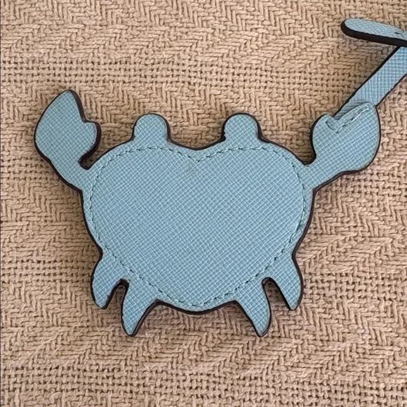 NWOT Kate Spade Blue Crab-Shaped Purse Backback or Luggage tag or tassel - Picture 4 of 4